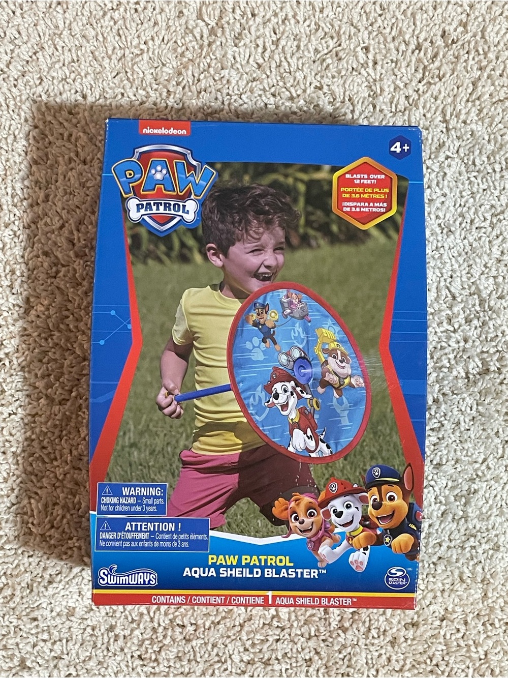 SwimWays Paw Patrol Aqua Shield Blaster NWT